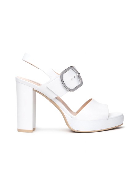 Nero Giardini sandalo in pelle con tacco alto